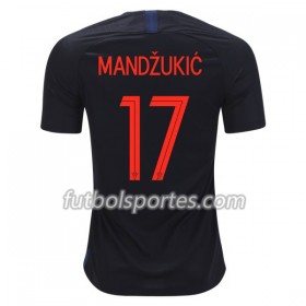 Camisetas Croacia Mandzukic 17 Segunda Equipacion Mundial 2018